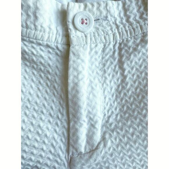 Lilly Pulitzer Buttercup Shorts White Scalloped Hem Size 2 - Picture 6 of 12